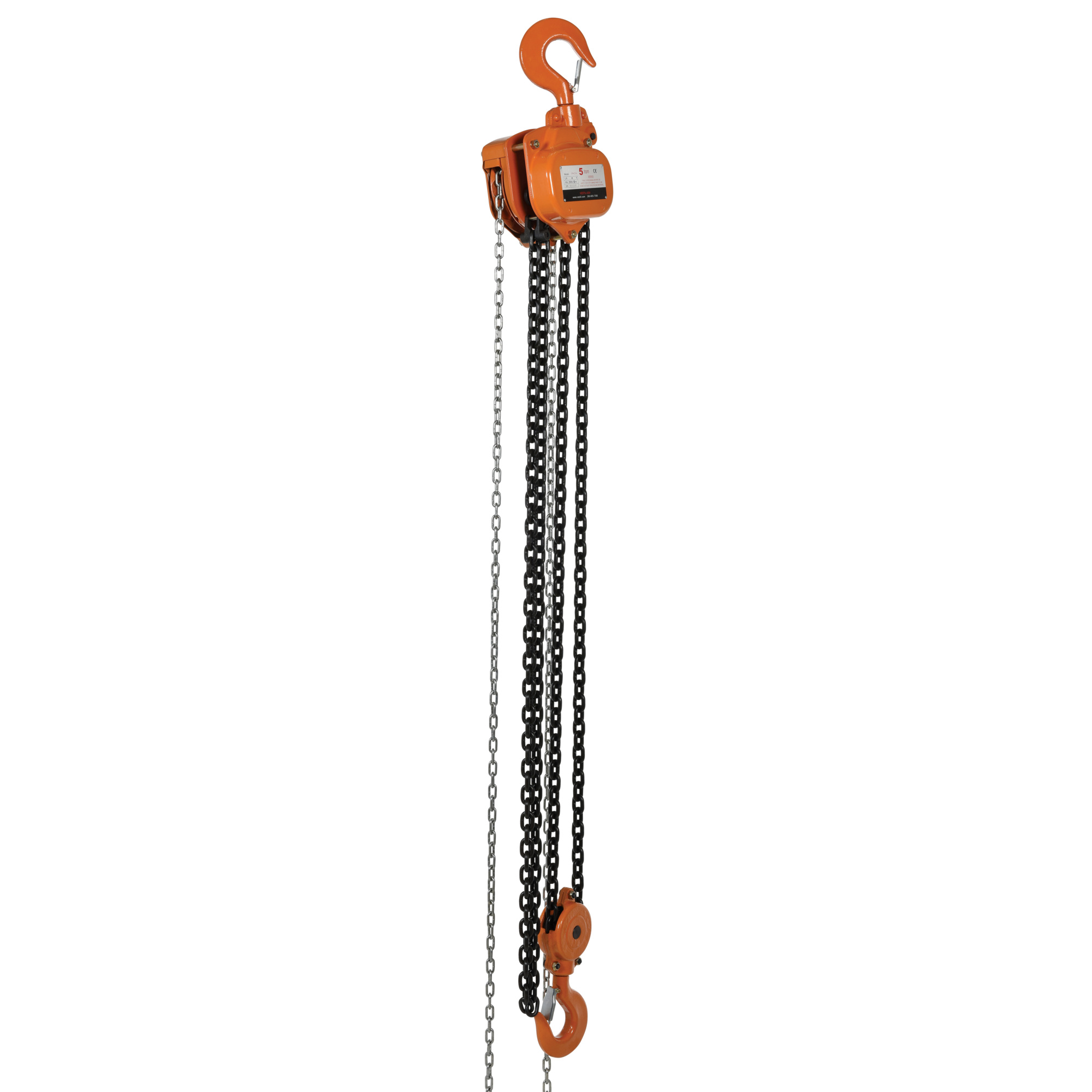 Vestil Professional Chain Hoist - 10ft. Lift Height, 10,000-Lb. Capacity, Model# PHCH-10-10
